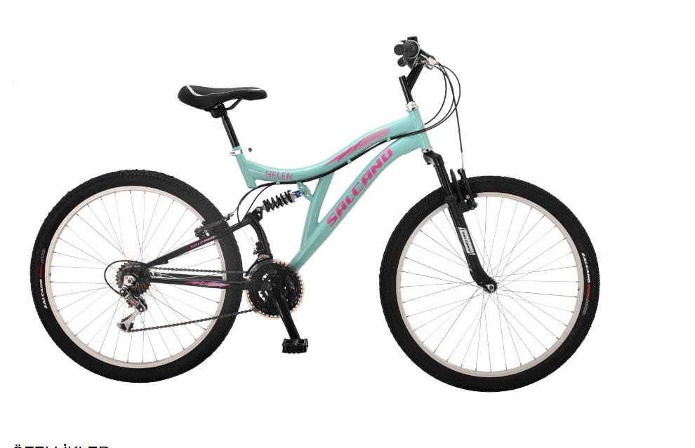 Salcano Helen 24 Jant Turkuaz Beyaz Mor Dağ Bisikleti