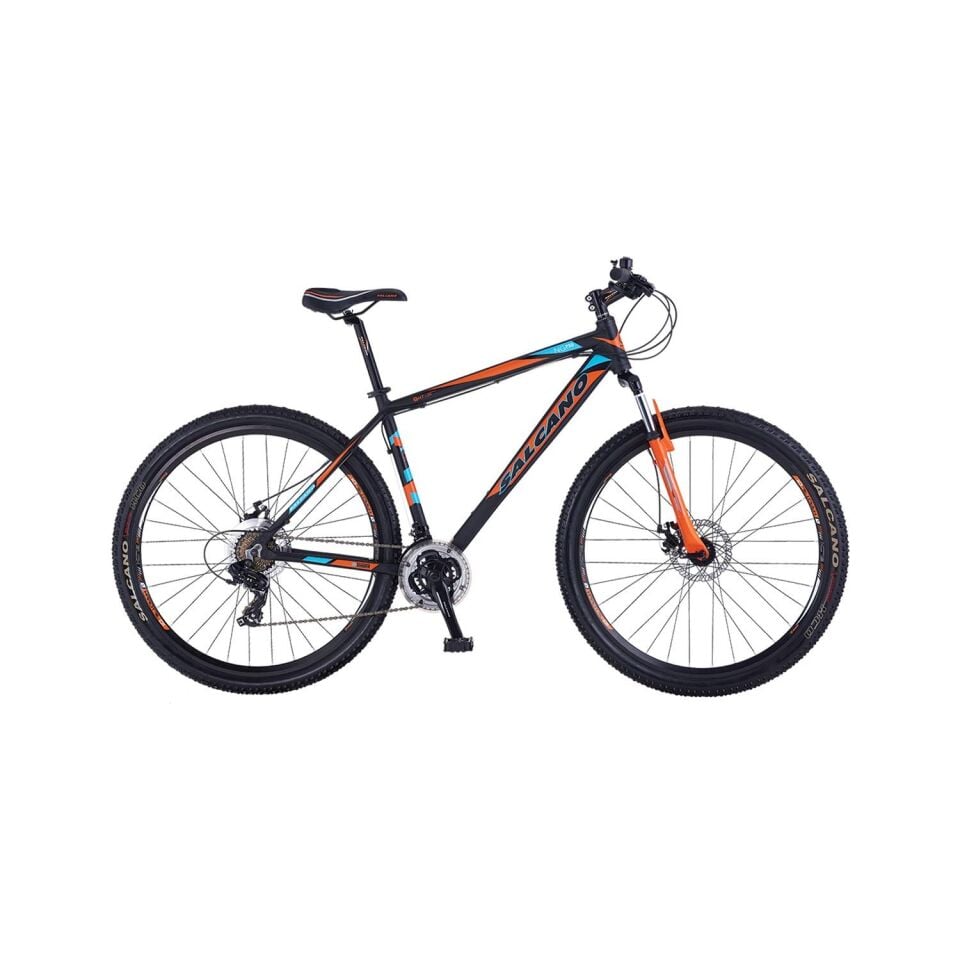 Salcano NG750 26 HD 18'' Mat Siyah Turuncu Turkuaz Dağ Bisikleti