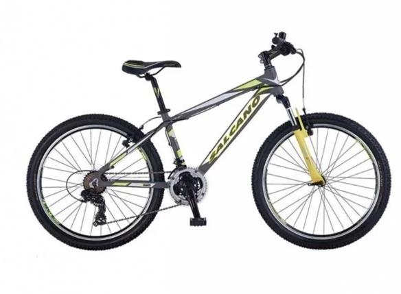 Salcano NG750  27.5 Hidrolik Disk Fren 18''  Mat Gri Beyaz Sarı Dağ Bisikleti
