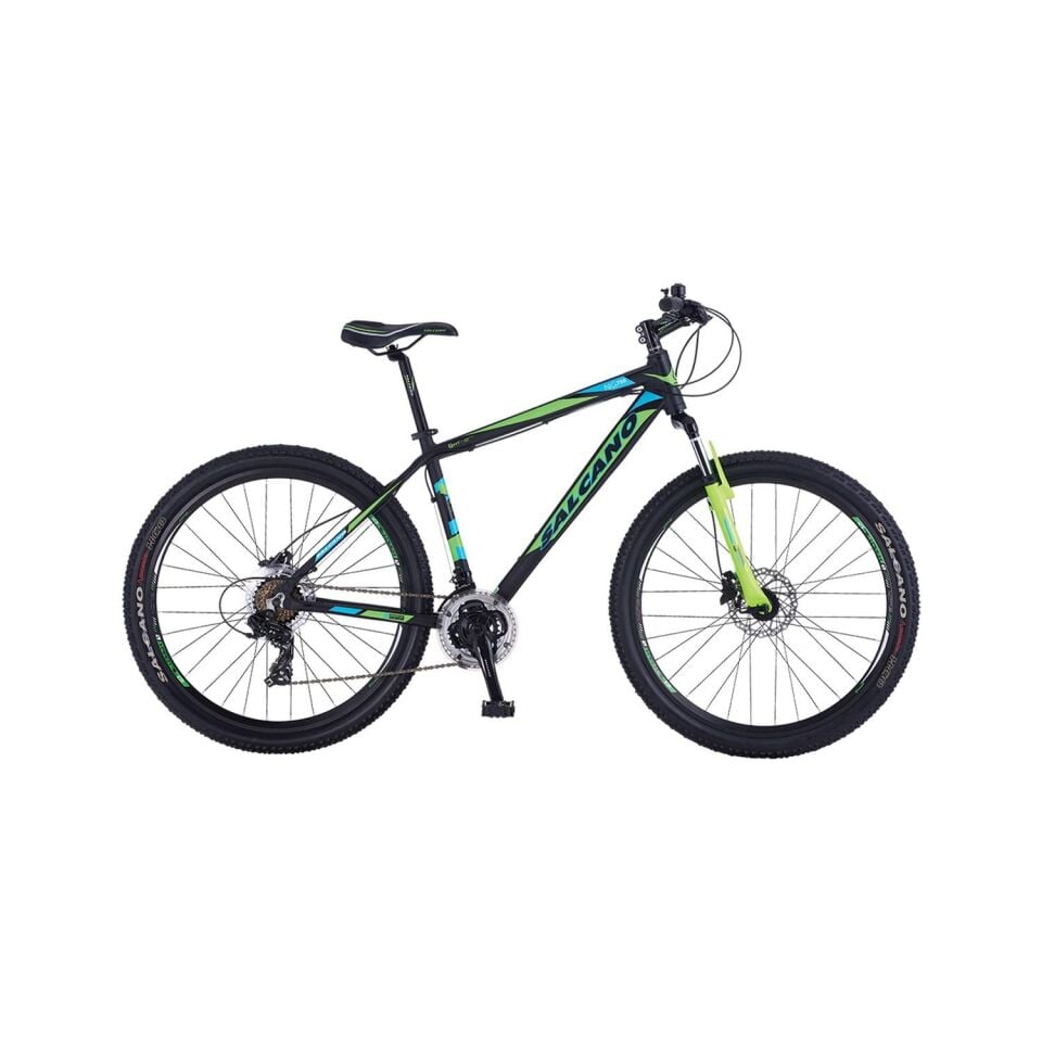 Salcano NG750 26 MD 18'' Mat Siyah Yeşil Turkuaz Dağ Bisikleti