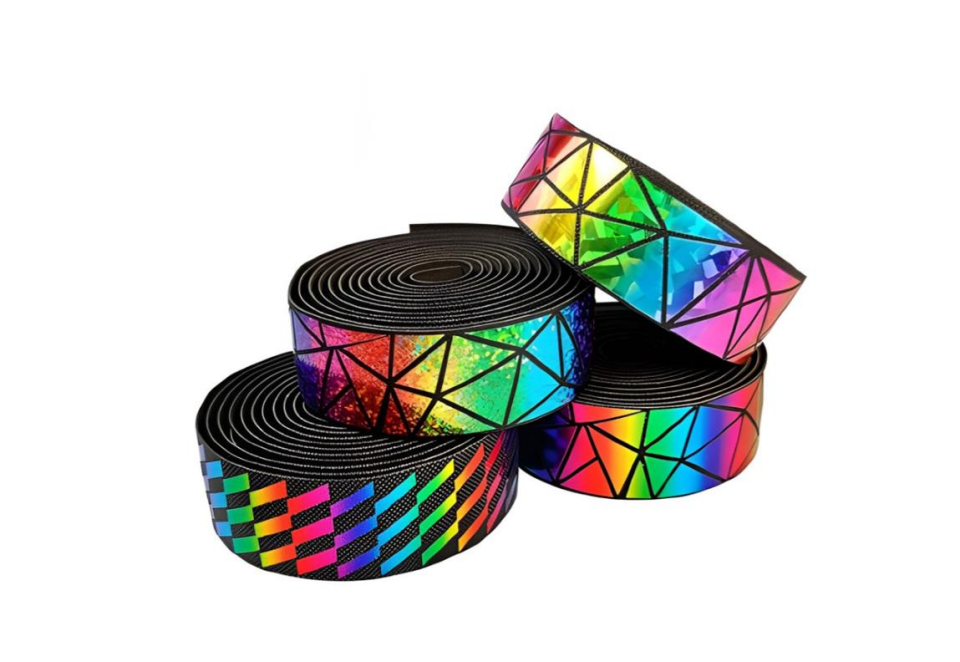 BRIVIGA  Ayna Efektli PU+EVA Bisiklet Gidon Bandı (Parlak Renkli)