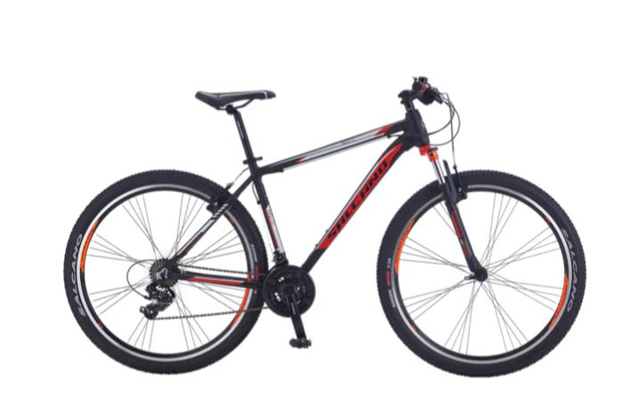 Salcano Ng650 24 V 14'' Mat Siyah Kırmızı Beyaz Dağ Bisikleti