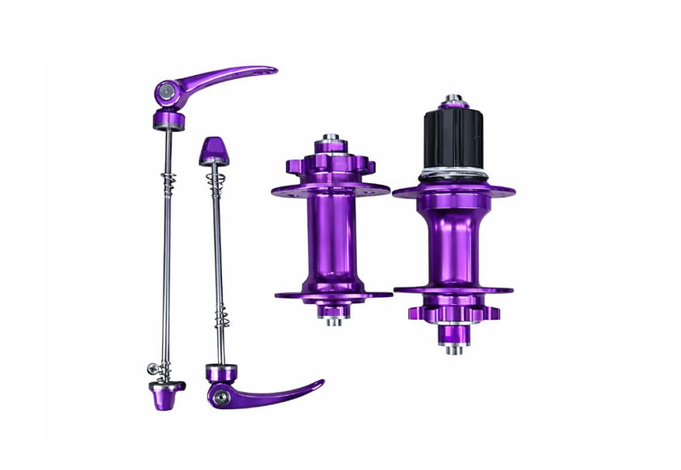 Forte GT Hub Sesli Ön Arka Göbek Seti Mor XYBC-680 Mandallı 6 Vida Disk