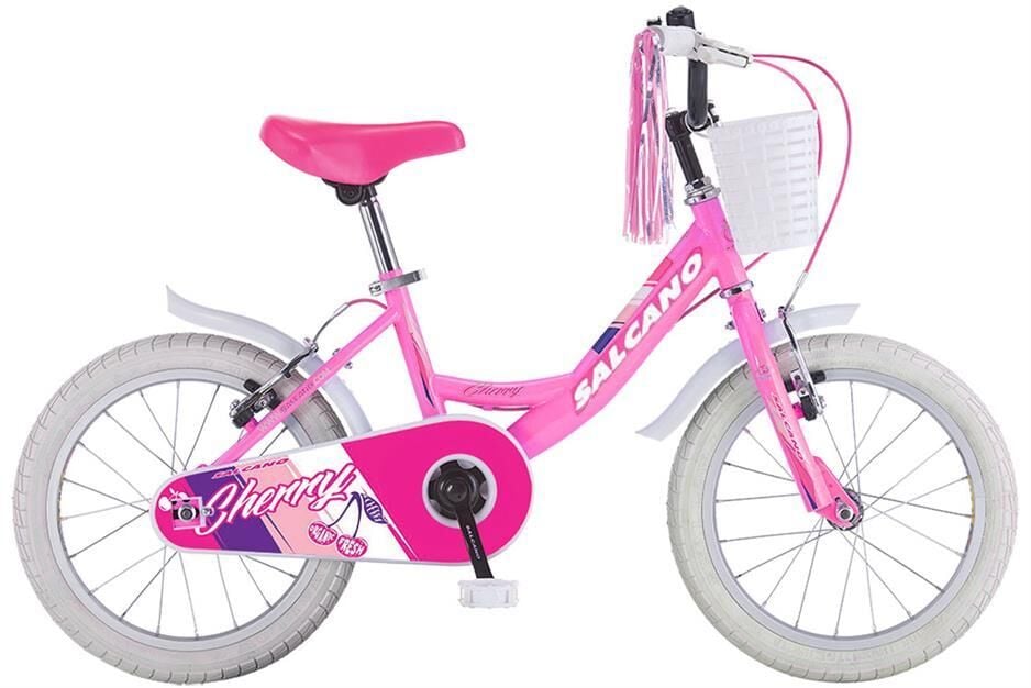 Salcano Cherry 14 Çocuk Bisikleti Pembe-Beyaz