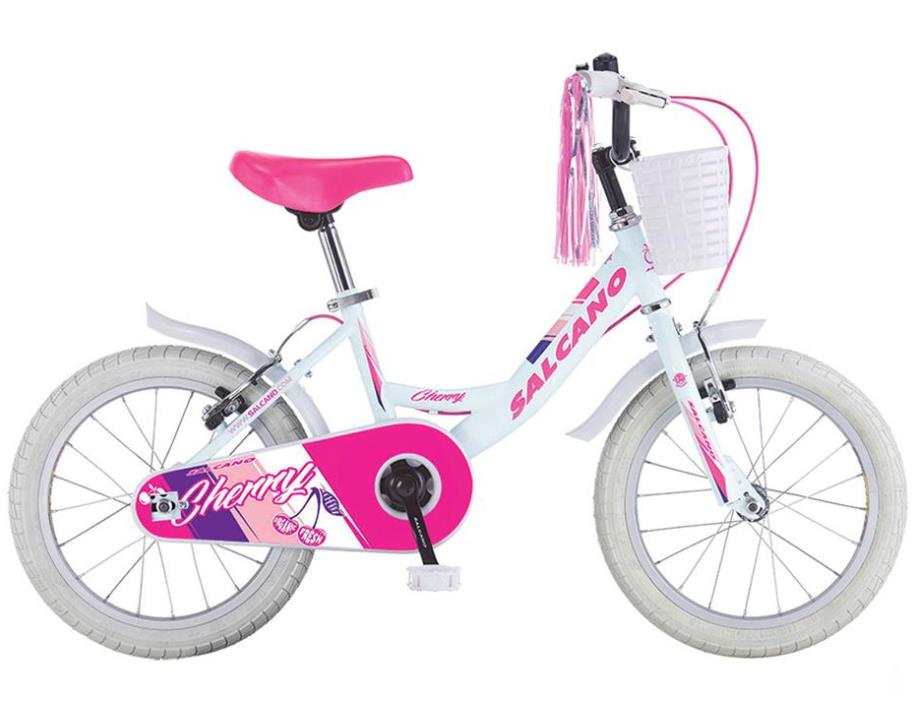 Salcano Cherry 14 Çocuk Bisikleti Pembe-Beyaz