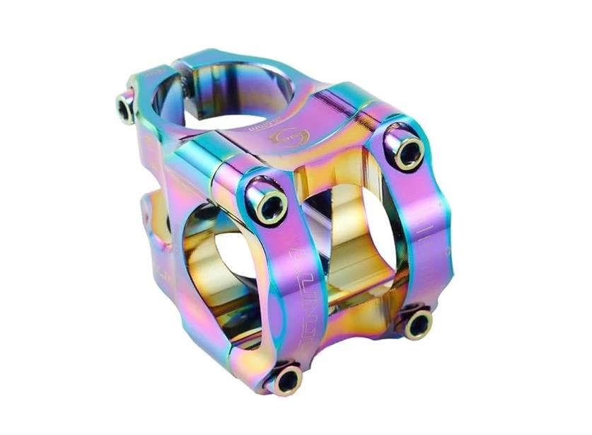 Lunje 31.8mm Alüminyum Dayanıklı Rainbow Renk Değiştiren Gidon Boğazı Brm Bisiklet