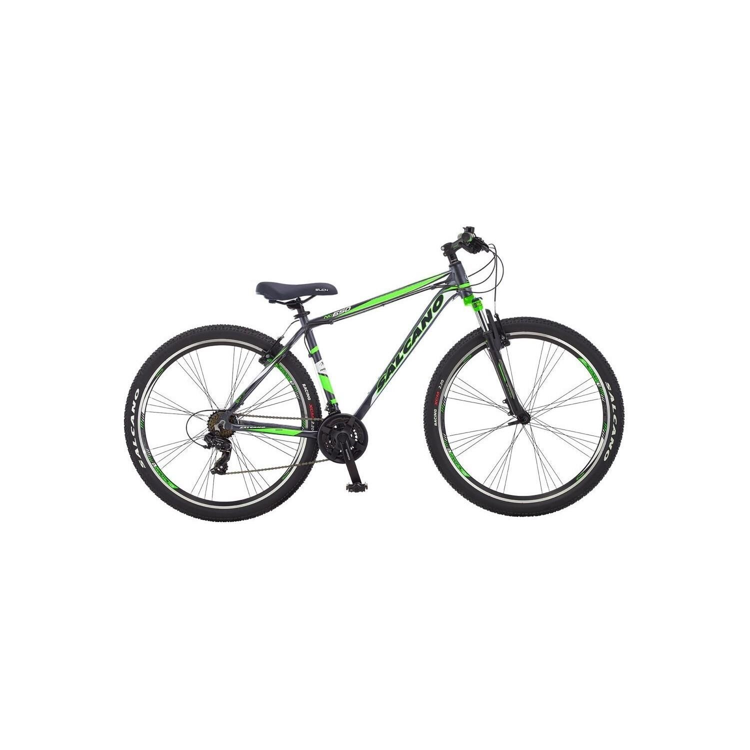 Salcano NG650 29 HD 19'' Dağ Bisikleti Mat Antrasit Gri-Yeşil-Beyaz