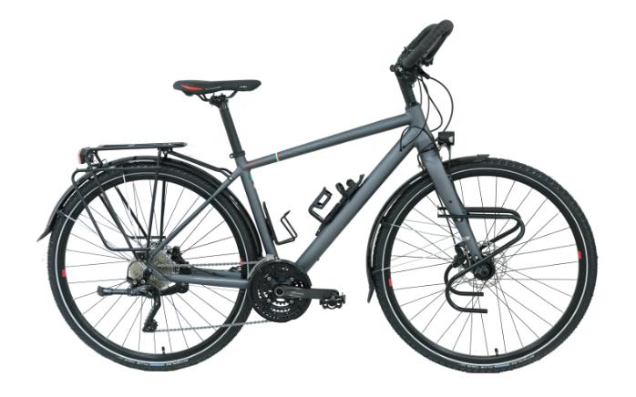Carraro CR-T World 560H 28'' 30V Özel Seri Bisiklet Mat Antrasit-Kırmızı