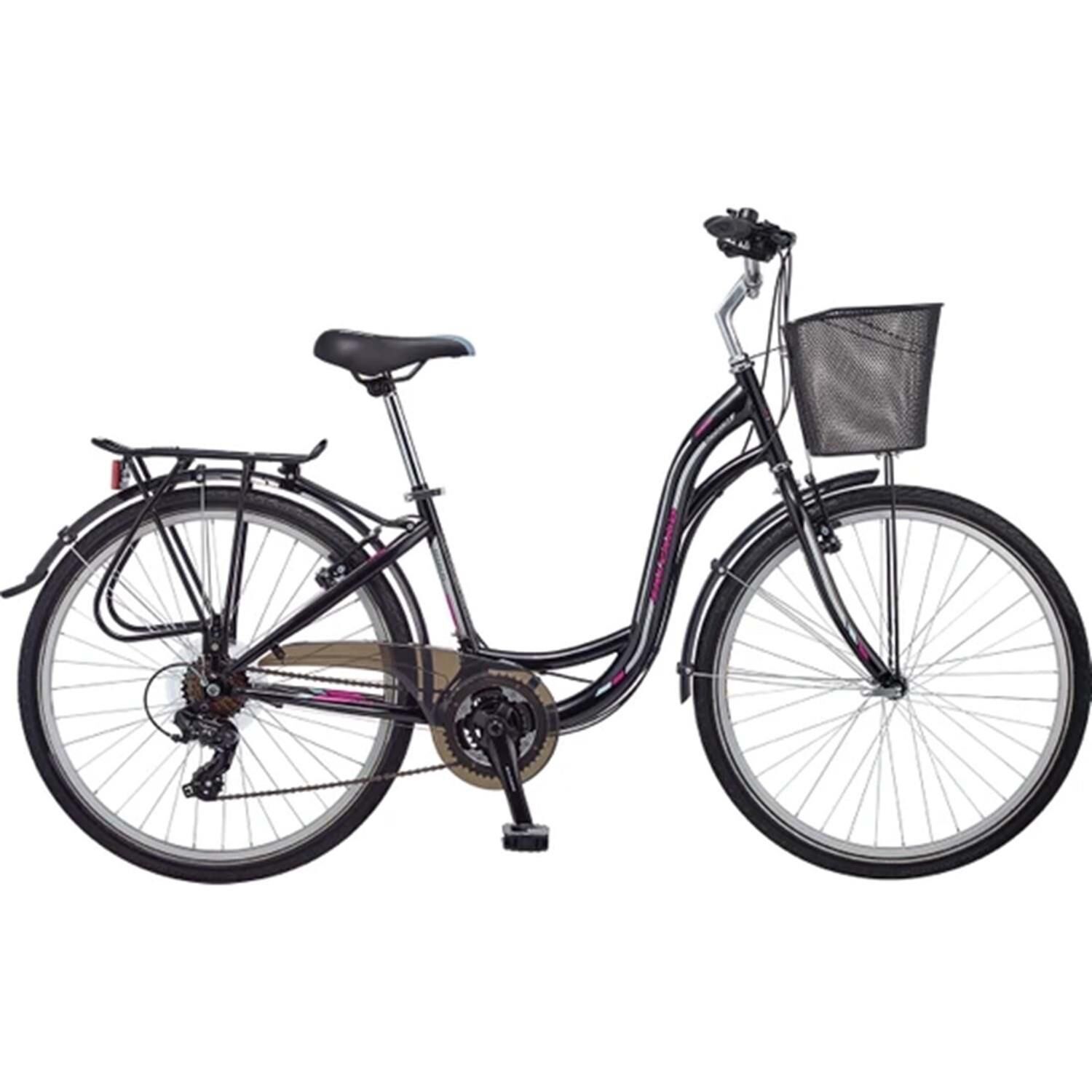 Salcano Bodrum 26 Unisex VR 16'' Şehir Bisikleti Siyah-Mor-Gri