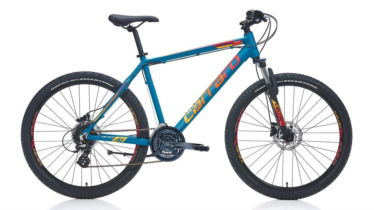 Carraro Force 750 381H Dağ Bisikleti Mat Petrol Yeşili-Kırmızı-Turuncu