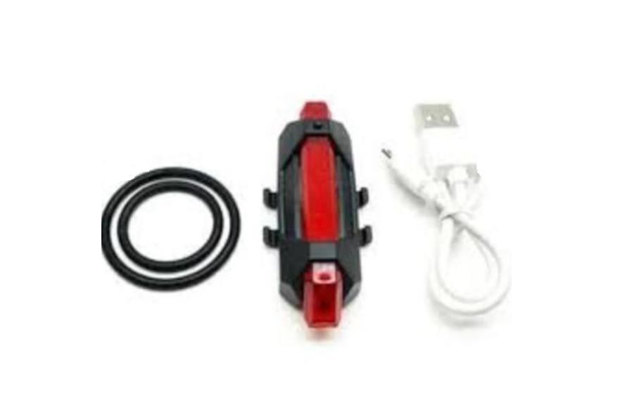 Bisiklet Arka Stop Uyarı Lambası - Güçlü LED, Güvenli Sürüş İçin Şarjlı Arka Işık