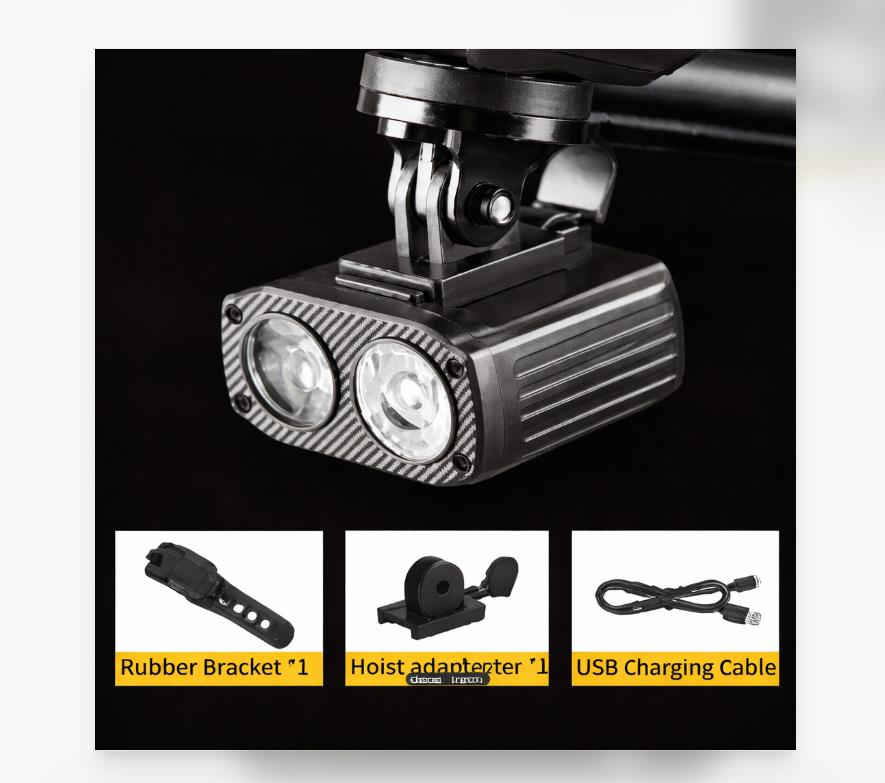 XBYC 6148 Siyah Bisiklet Ön Led Işık