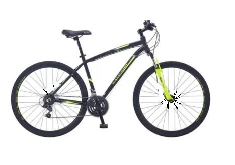 Salcano City Explorer V 19'' Gezi Bisikleti Mat Siyah-Sarı-Koyu Gri