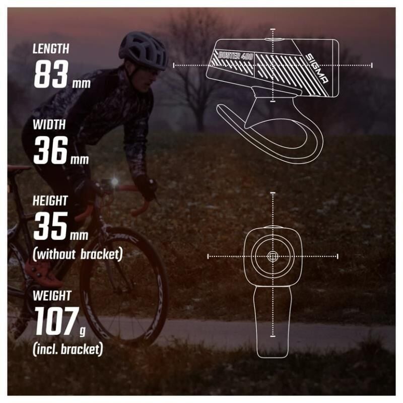 Sigma Buster400 Usb Şarjlı Far