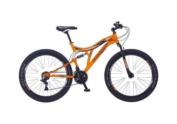 Salcano Nova 24 V Dağ Bisikleti Mat Turuncu-Siyah-Gri