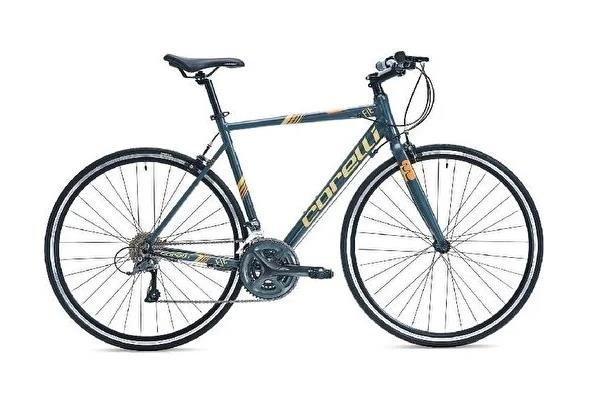 Corelli Fitbike 1.0 52 Cm Yol Yarış Bisikleti Koyu Gri-Açık Kahverengi-Turuncu