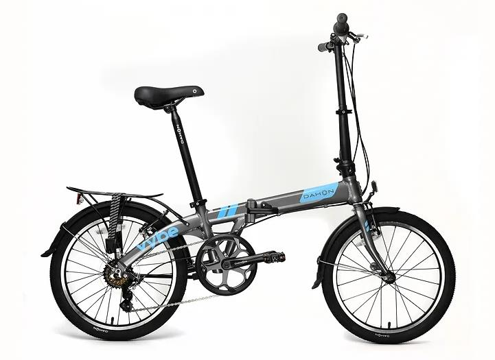 Dahon Vybe D7 Katlanabilir Bisiklet Gri-Mavi