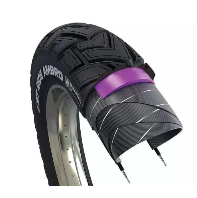 Cst Ride Ambro 20x4.00 Defender Mix Zırhlı Fat E-Bike Dış Lastik Amber Yanaklı