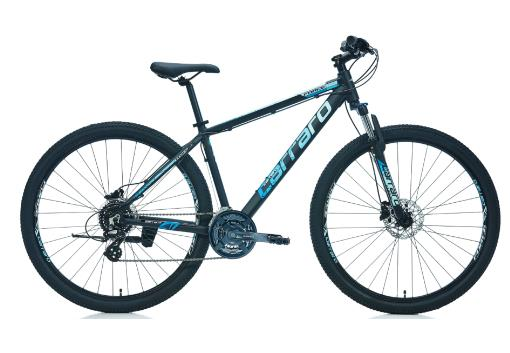 Carraro Force 750 381H 24V Dağ Bisikleti Mat Siyah Mavi - Açık Mavi Gümüş