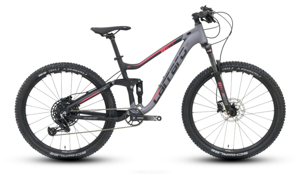 Carraro Big FS 440H 12V HD Dağ Bisikleti Mat Antrasit Siyah_Kırmızı