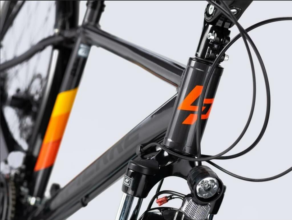 Lapierre Trekking 3.0 H Disk 56cm Şehir Tur Bisikleti Antrasit Siyah Turuncu