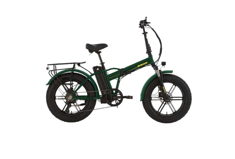 E-Folding F3 Bisan Elektrikli Bisiklet 1X7 Vites Haki Yeşil