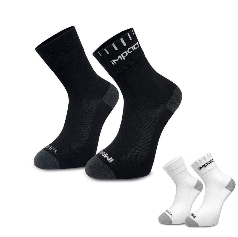 Impact, SOCKS, Uzun Bisiklet Çorabı Siyah L beden 43 - 45