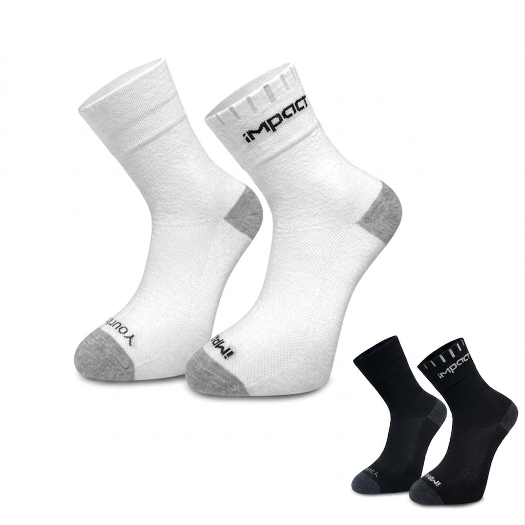 Impact, SOCKS, Uzun Bisiklet Çorabı Beyaz L beden 43 - 45