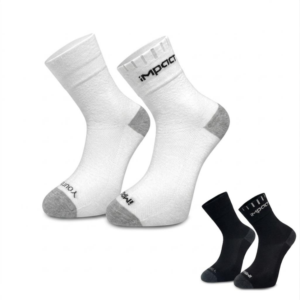 Impact, SOCKS, Uzun Bisiklet Çorabı Beyaz L beden 43 - 45