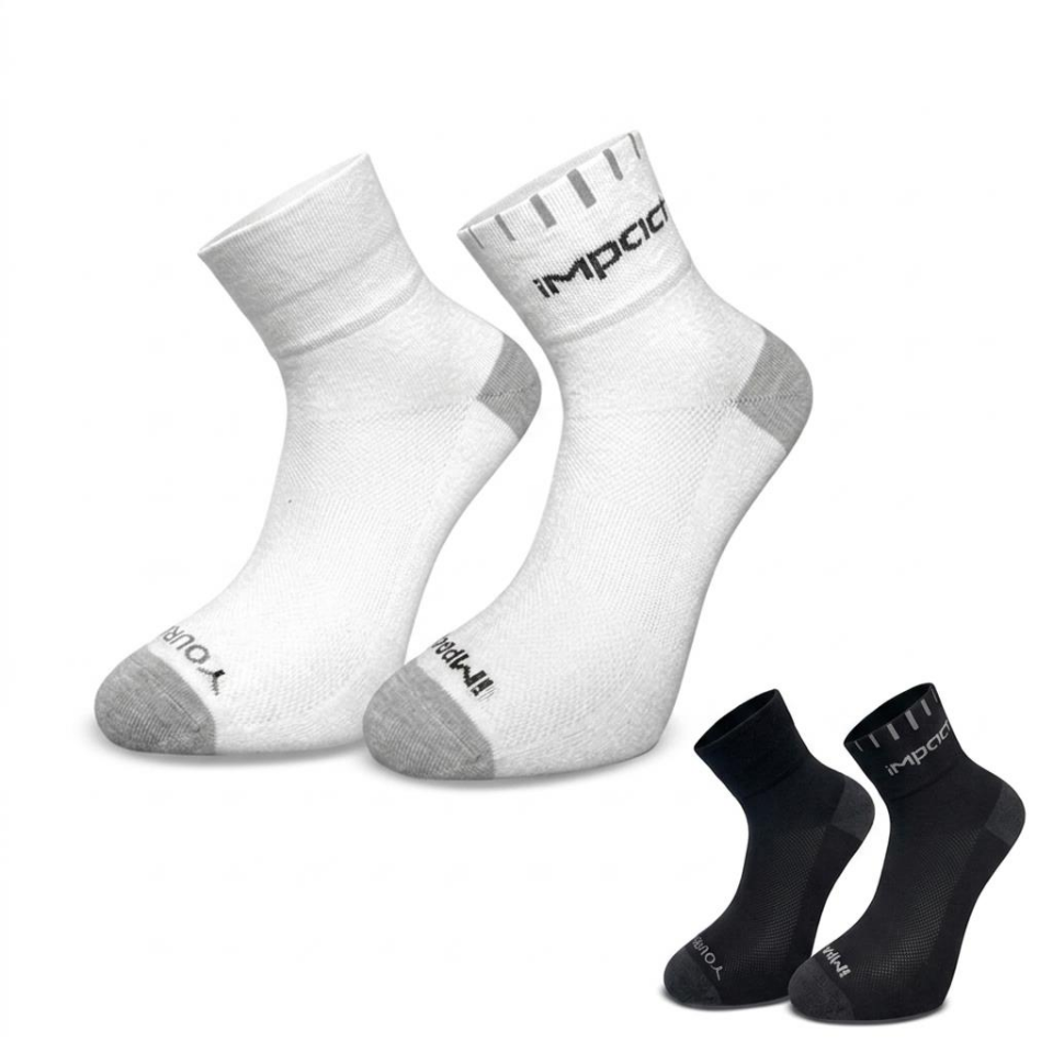 Impact, SOCKS, Kısa Bisiklet Çorabı Beyaz M beden 39 - 42