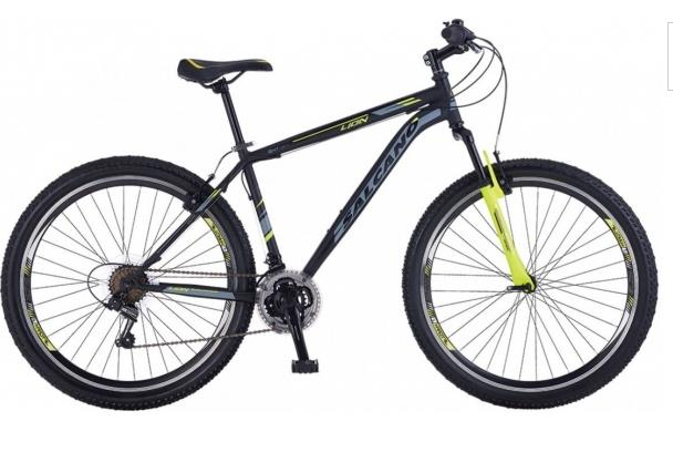 Salcano Lion 26 V 15” Mat Siyah Sarı Gri Dağ Bisikleti
