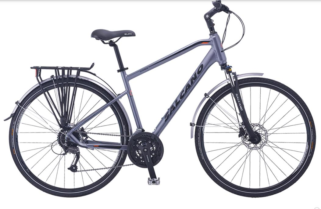 Salcano İstanbul 27S 700 Man HD 19'' Şehir Bisikleti Mat Gri Siyah Turuncu