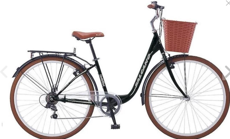 Salcano Cambridge 700 Ünisex Mat Siyah Gri kahve Şehir Bisikleti