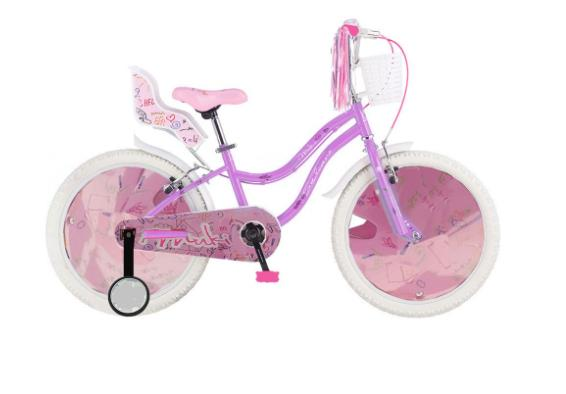 Salcano Muki 16 Lila Rengi Beyaz Kız Çocuk Bisikleti