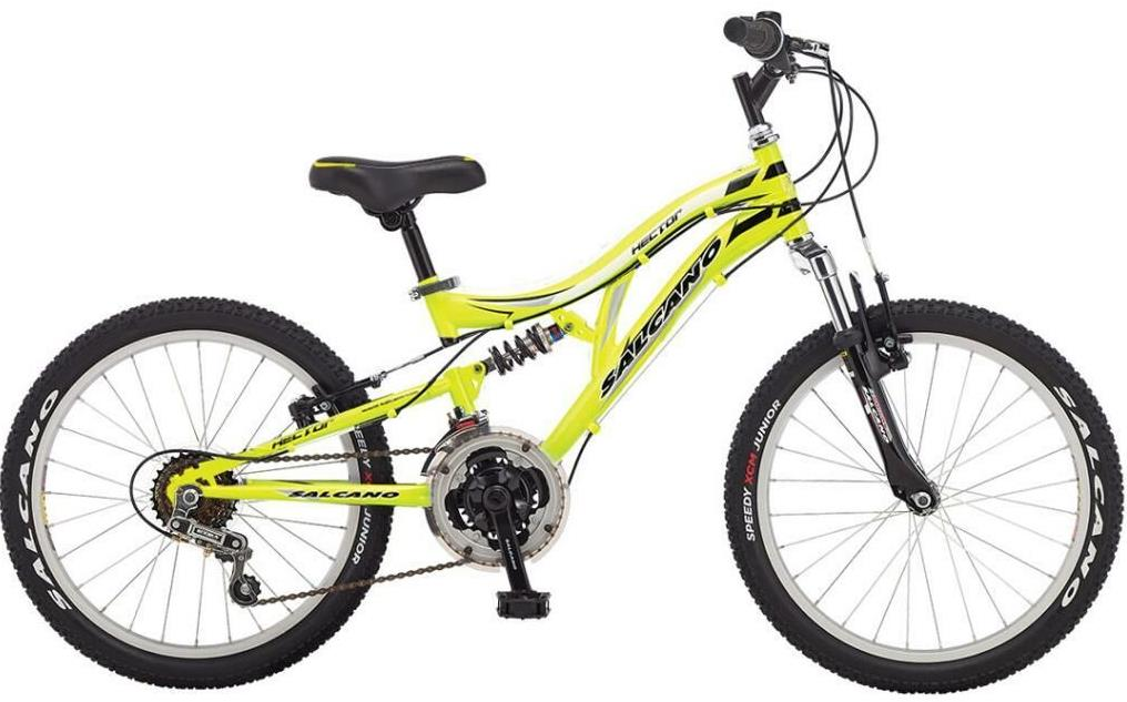 Salcano Hector 20 Jant Sarı Siyah Çocuk Vitesli Çocuk Bisikleti