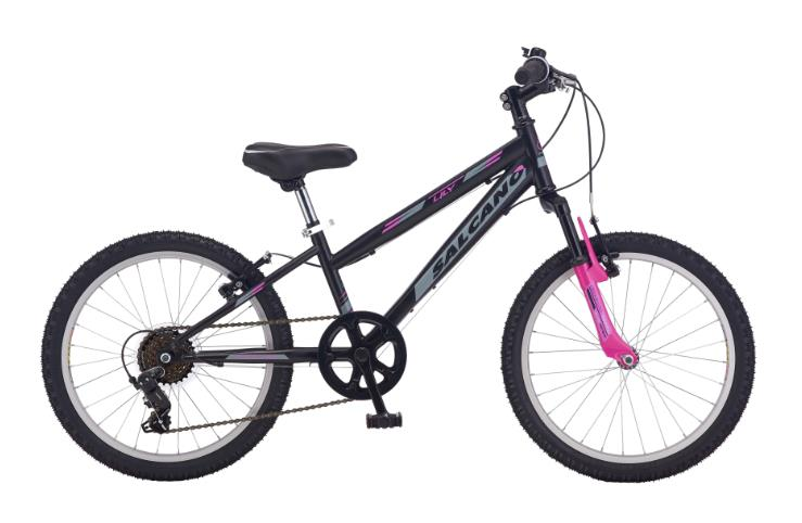 Salcano Lily 20 Jant Mat Antrasit Gri Mor Kız Çocuk Bisikleti