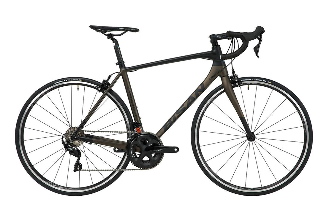 Bisan Grant Tour Eco Sora 54Cm Siyah Gri Yol Bisikleti