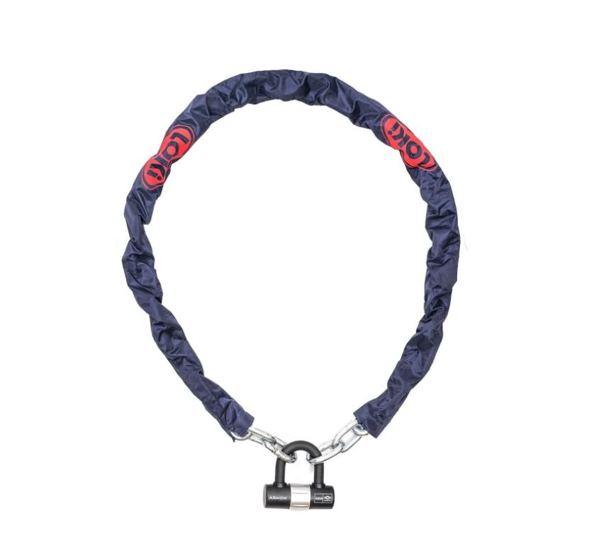 Armor Loki 810 10 Mm Kalınlık 1.50 Metre Motosiklet Scooter Zincir Kilit Armor Disk Kilidi U Bar