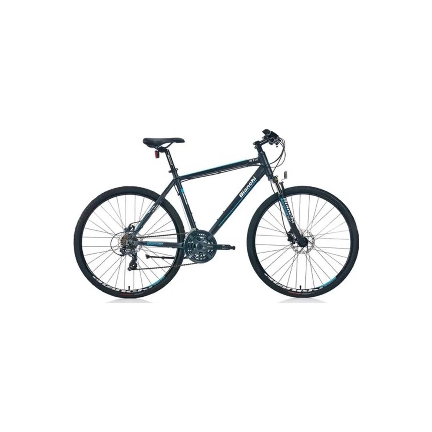 Bianchi Tourıng 513 460H Şehir Bisikleti Mat Derin Mavi-Koyu Kırmızı-Krom