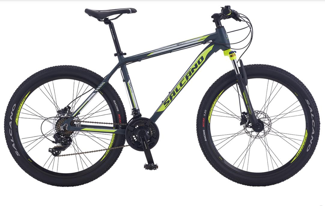 Salcano NG650 27.5 HD 16'' Mat Antrasit Gri Yeşil MTB Dağ Bisikleti