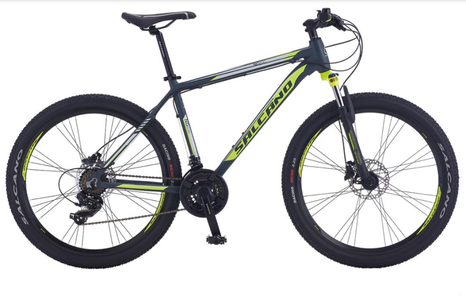 Salcano NG650 27.5 HD 16'' Mat Antrasit Gri Yeşil MTB Dağ Bisikleti