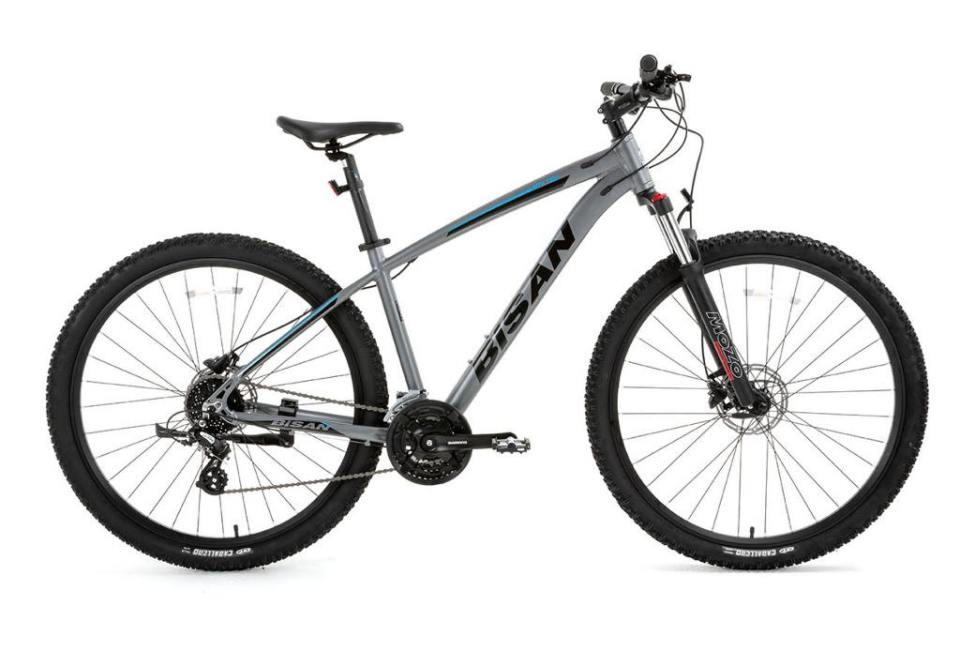 Bisan MTX 7300 29HD 43CM Metalik Gri Mavi Mtb Dağ Bisikleti