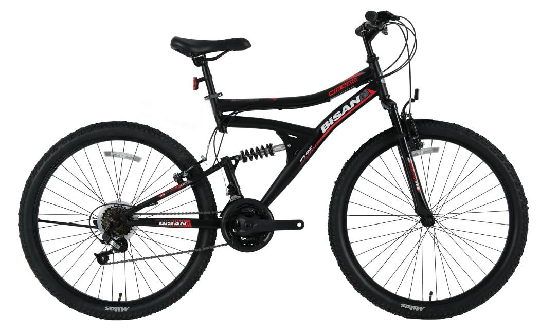 Bisan MTS 4300 17'' siyah Kırmızı Dağ Bisikleti