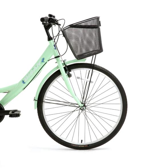 Bisan Lotus 26 Şehir Bisikleti Mint Yeşil Beyaz
