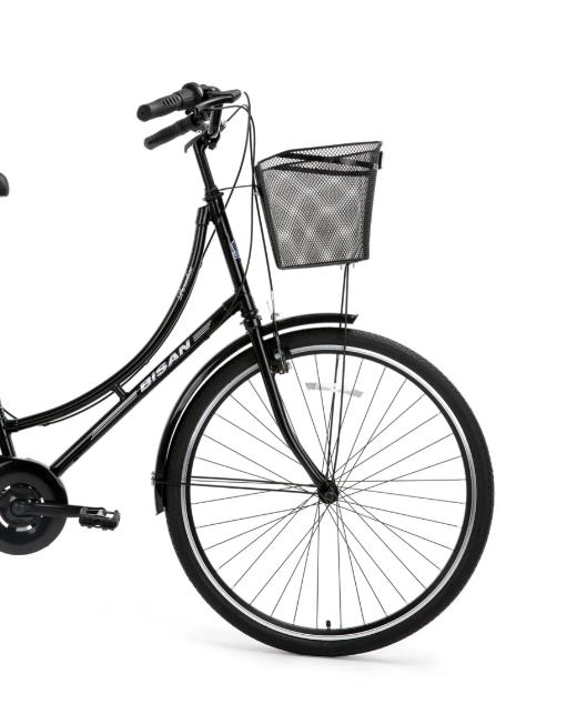 Bisan Paradıse S 28 Jant 56CM 7 Vites Sİyah Gri Şehir Bisikleti