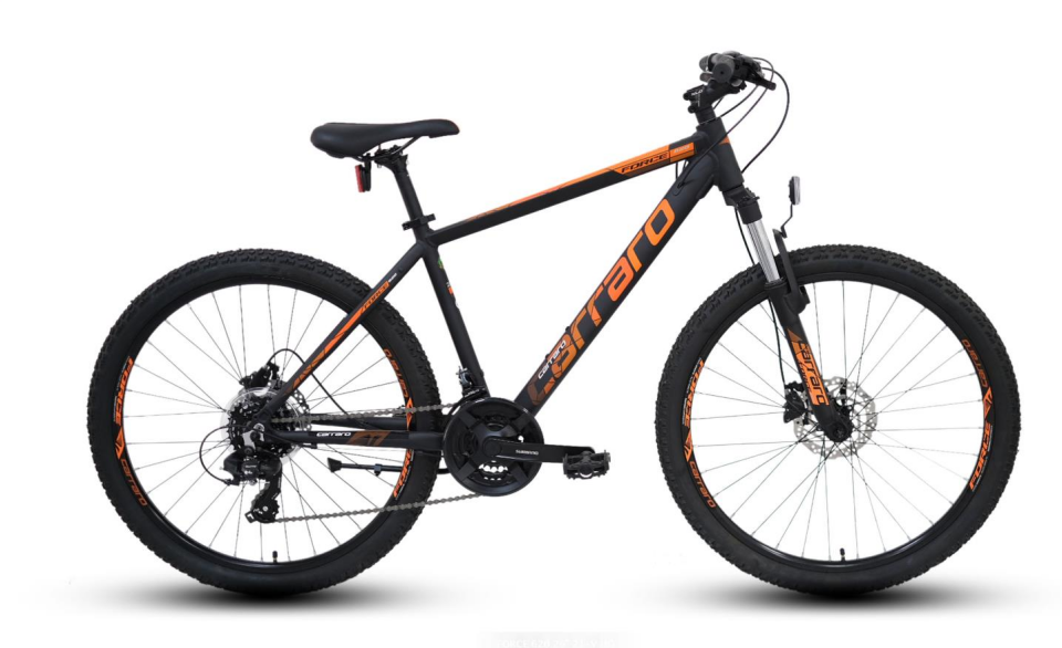 Carraro Force 620 432H 26 Jant HD Fren Mat Siyah Turuncu Dağ Bisikleti