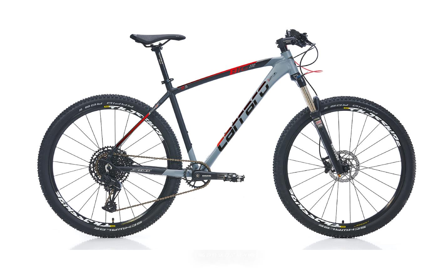 Carraro Big 2712 Sx Eagle 48 cm 12-V Hd Mat Gri-Siyah-Kırmızı Dağ Bisikleti