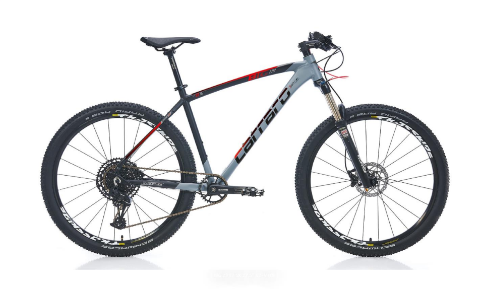 Carraro Big 2712 Sx Eagle 48 cm 12-V Hd Mat Gri-Siyah-Kırmızı Dağ Bisikleti