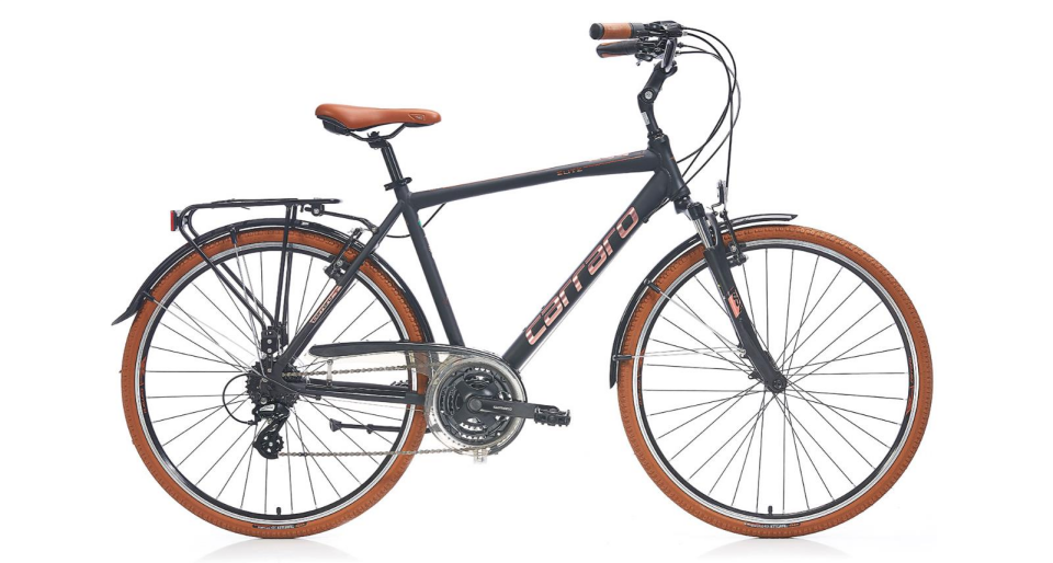 Carraro Elite 704 520H 28 Jant 24 Vites V Fren Mat Siyah Kahve Bakır Şehir Bisikleti