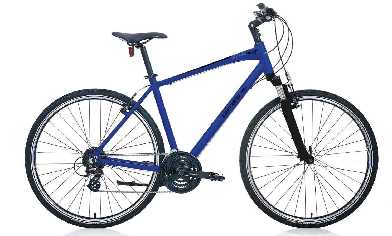 Carraro Sportive 224 457H Manyetik Mavi Siyah Gümüş Şehir Bisikleti